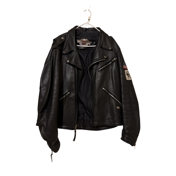 Harley-Davidson Other - Men's Harley-Davidson Black Leather Motorcycle Jacket XL